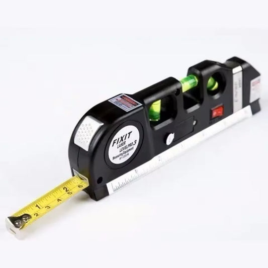 Nível Laser Profissional Trena Level Pro 3 Estágios Alta Precisão Ferramentas Construção Fita Métrica Precisão Profissional
