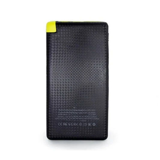 Power Bank  Carregador Portátil 10000 Mah compatível Slim  V8, Tipo , Preto e Branco Carregamento Rápido