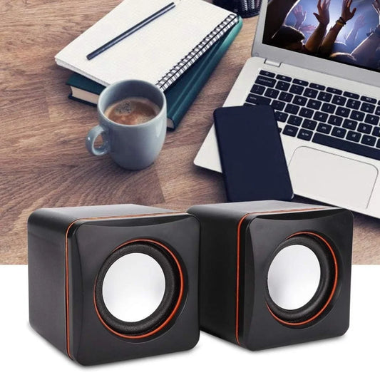P2 6W Portable Compact Sound Quality for Games Movies Music Videos Meeting Sound Box PC USB P2 PC Computer Sound Box