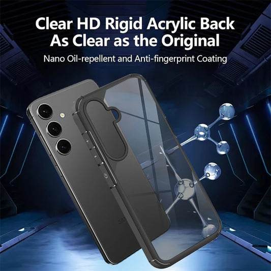 Capa híbrida robusta armadura à prova de choque para Samsung A55 A54 A53 A13 A32 A34 A52 S22 S23 S24 S25 Ultra Plus S21FE Capa de plástico rígido