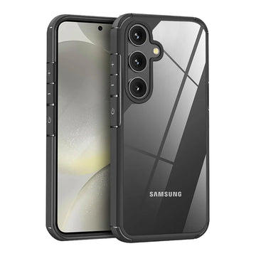 Capa híbrida robusta armadura à prova de choque para Samsung A55 A54 A53 A13 A32 A34 A52 S22 S23 S24 S25 Ultra Plus S21FE Capa de plástico rígido