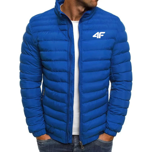 Jaqueta curta masculina 2025 leve casual parka tendência de inverno S-3XL - agasalhos masculinos da moda
